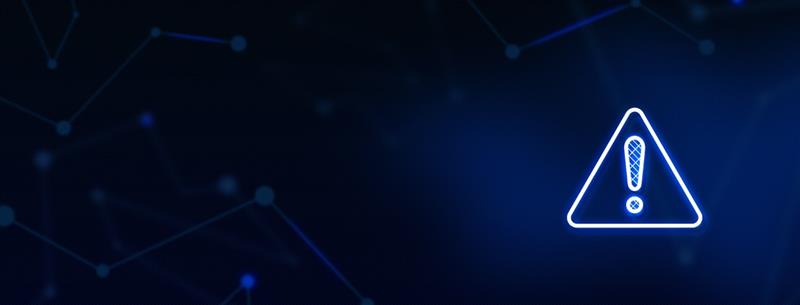 Triângulo com exclamação dentro